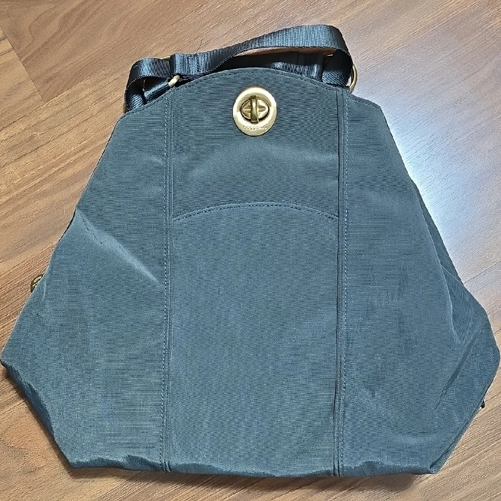 Baggallini Charcoal Gray Backpack Purse Bag